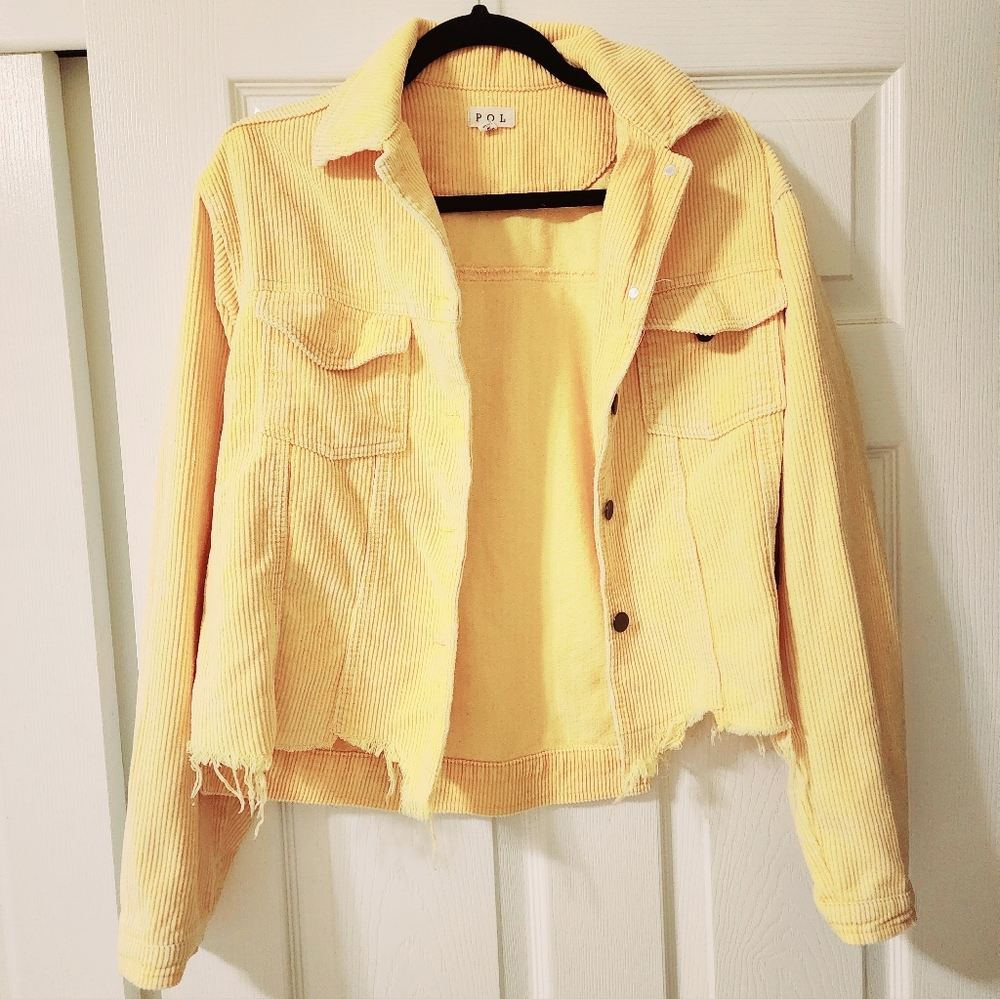 POL Jacket Yellow Corduroy size Small